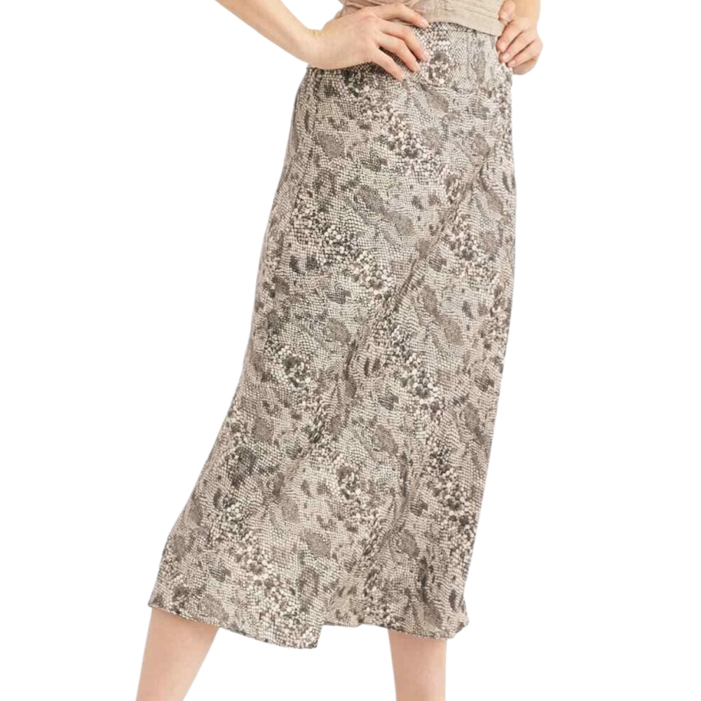 Free people Normani printed midi skirt New with Tag $98 retail